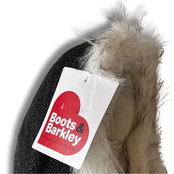 Dog Puffer Gray Tweed Cinched Waist with Fur Trimmed Hood • Size Small • NWT - Picture 5 of 13